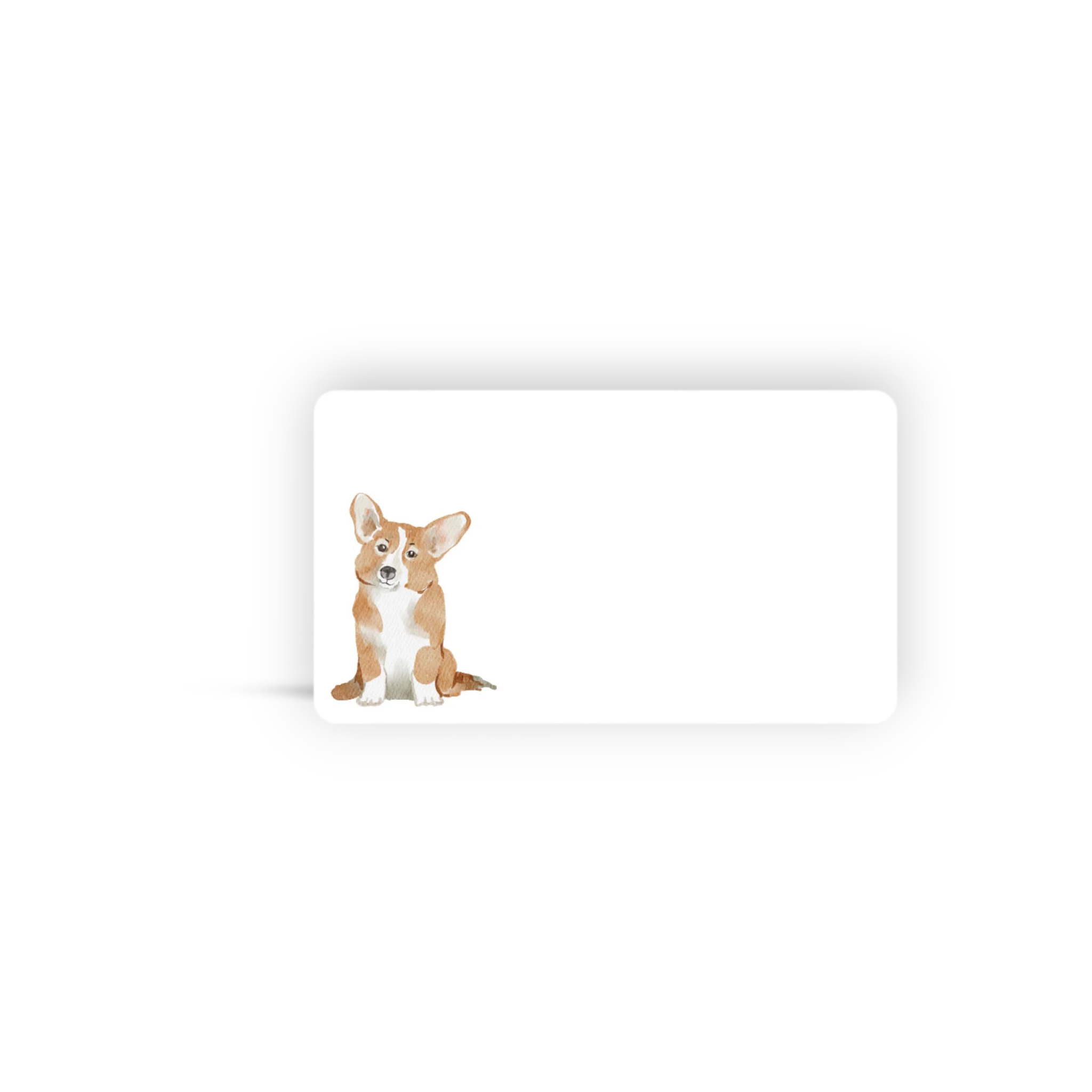 Corgi Little Jubilee Enclosure Card