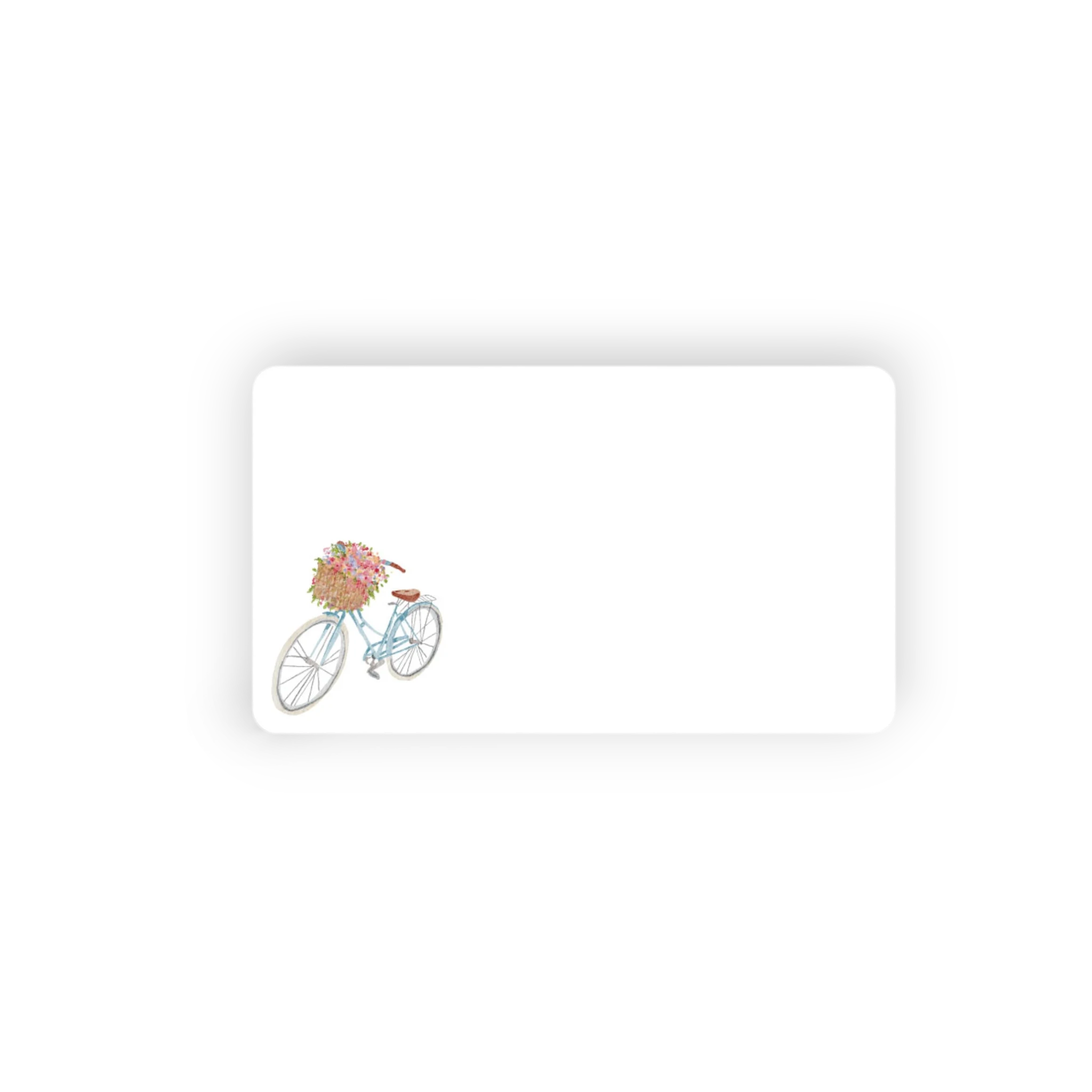 Floral Bike Little Jubilee Enclosure Card
