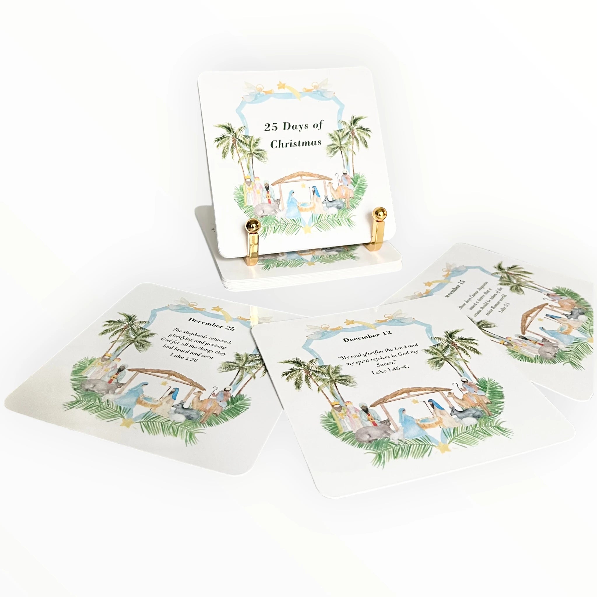 Tropical Advent Scripture Card Set