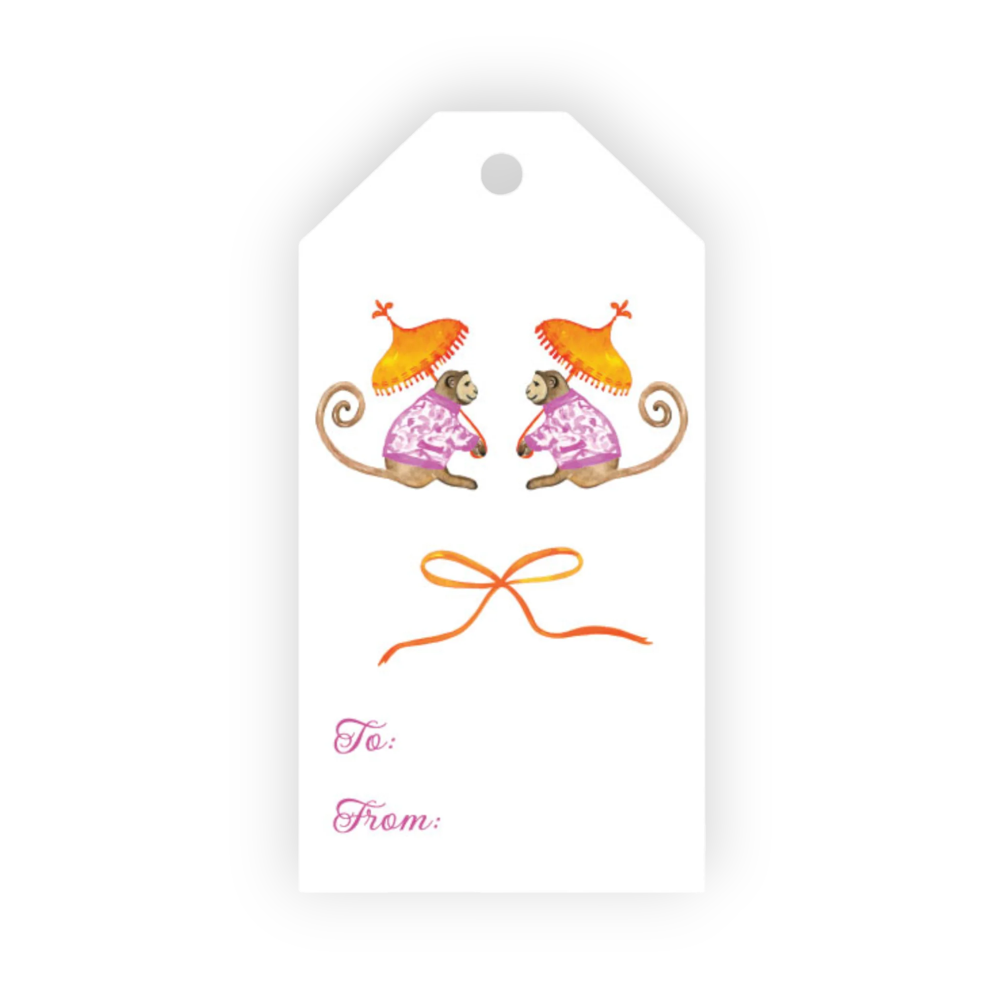 Pink & Orange Monkeys