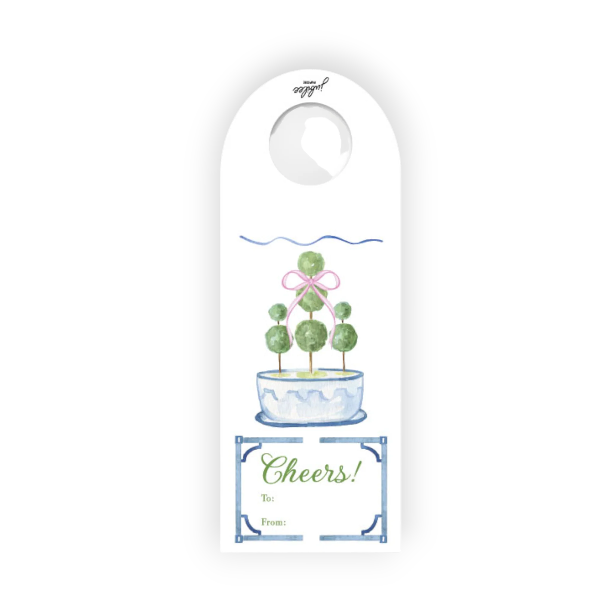 Topiary with Pink Bow