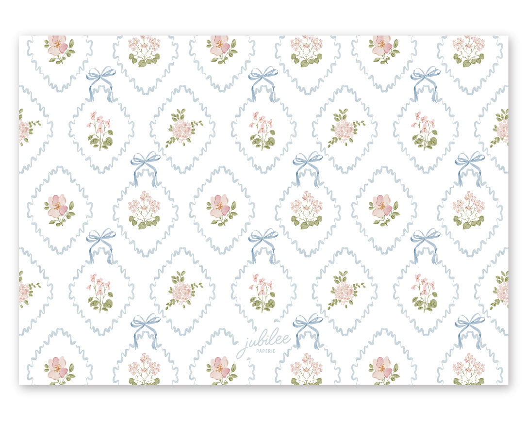 Blooms & Bows Notecard