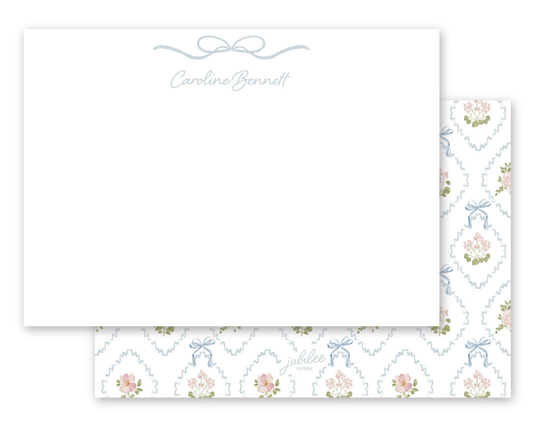 Blooms & Bows Notecard
