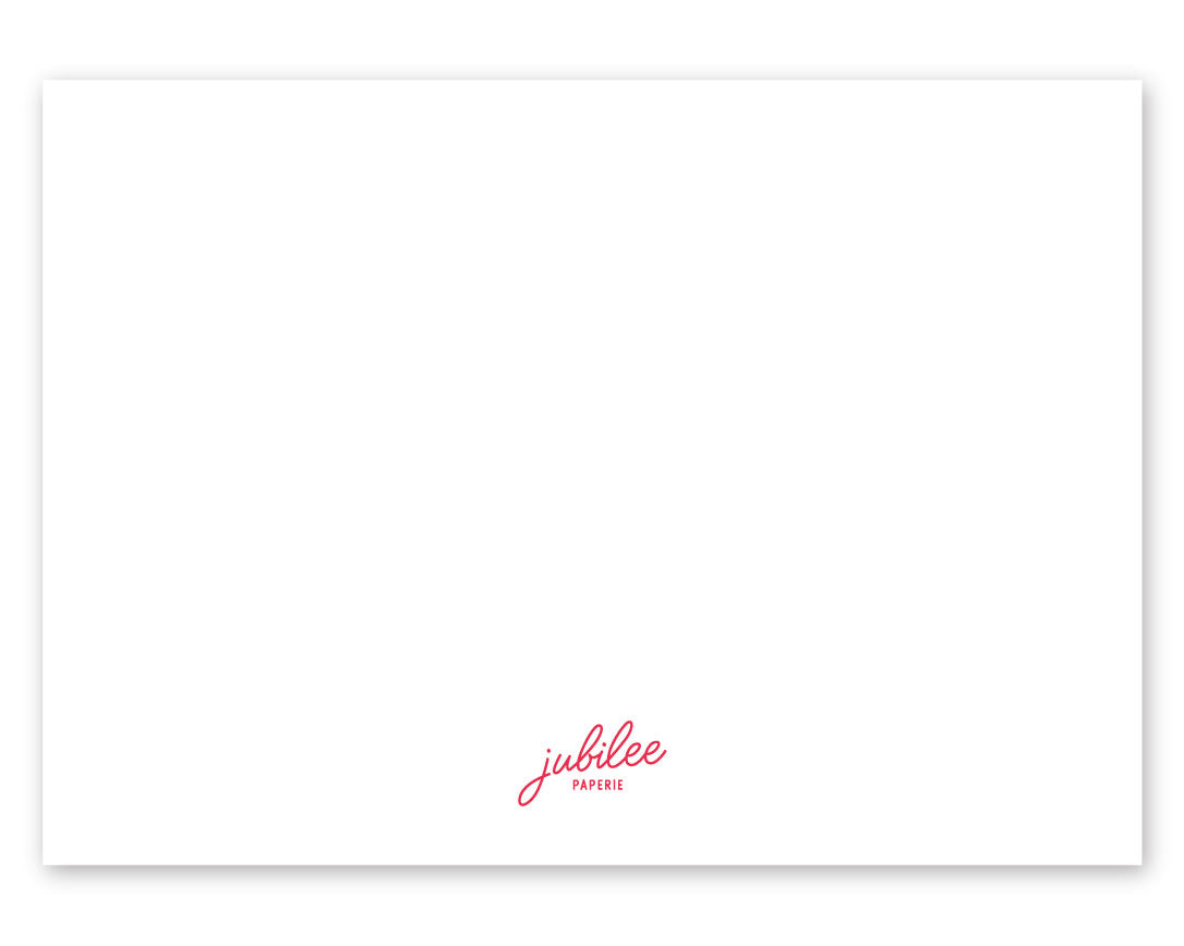 Wavy Border Notecard