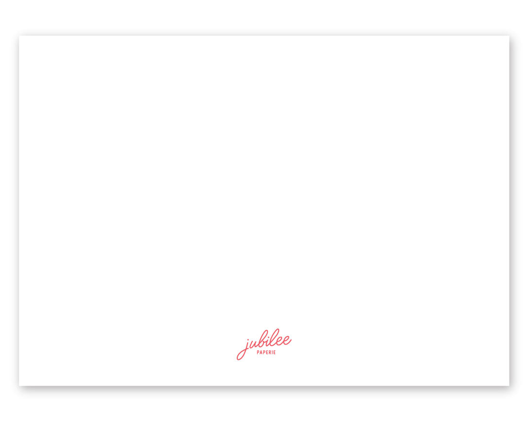 School Plaid Notecard