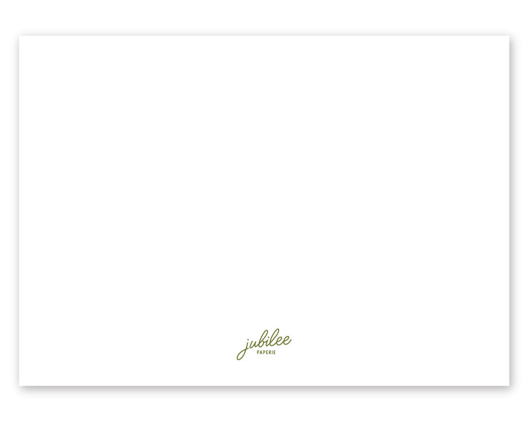 Golden Bloom Notecard