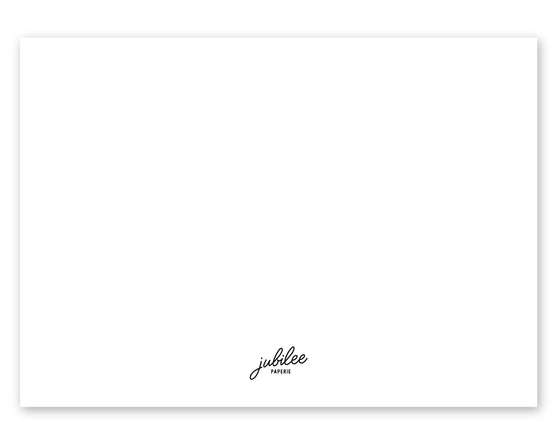 Signature Initial Notecard