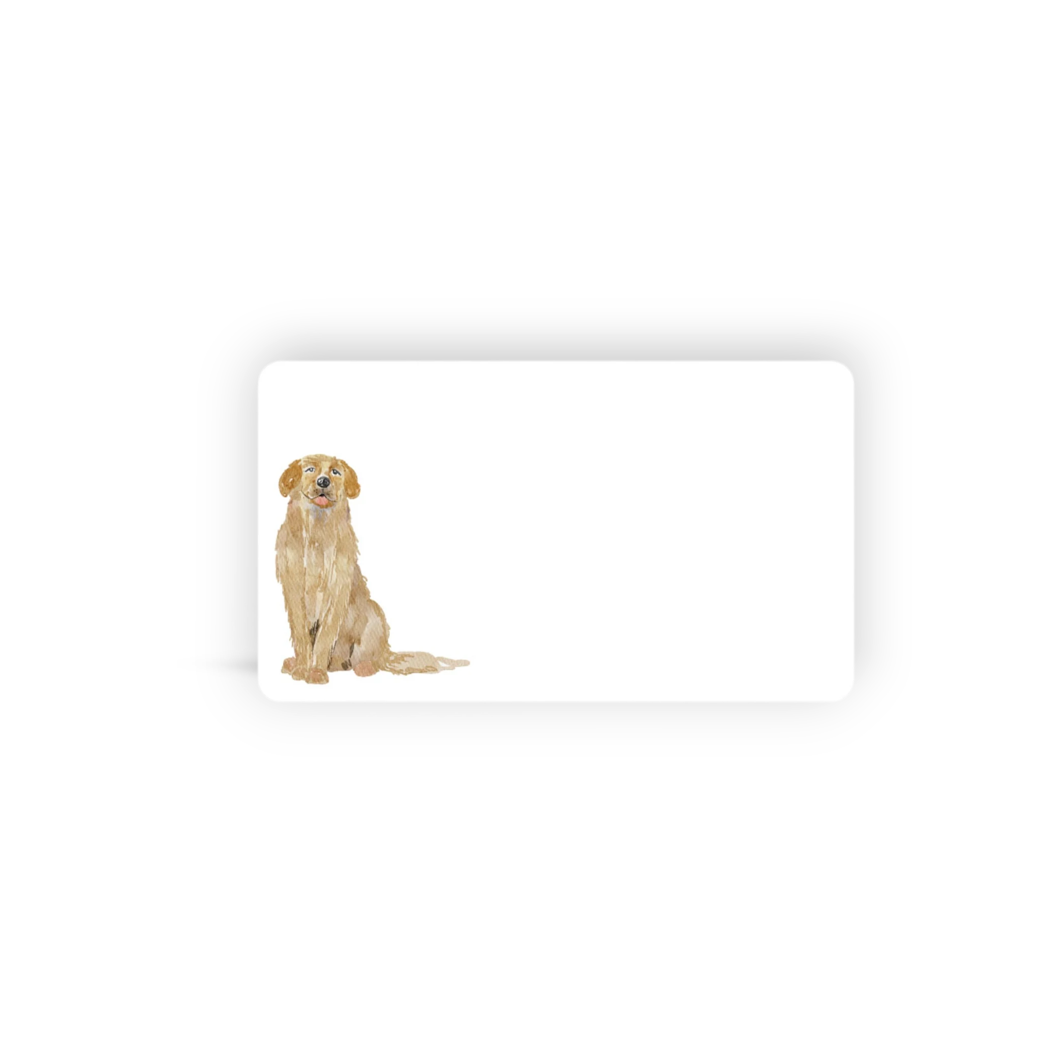 Golden Retriever Little Jubilee Enclosure Card