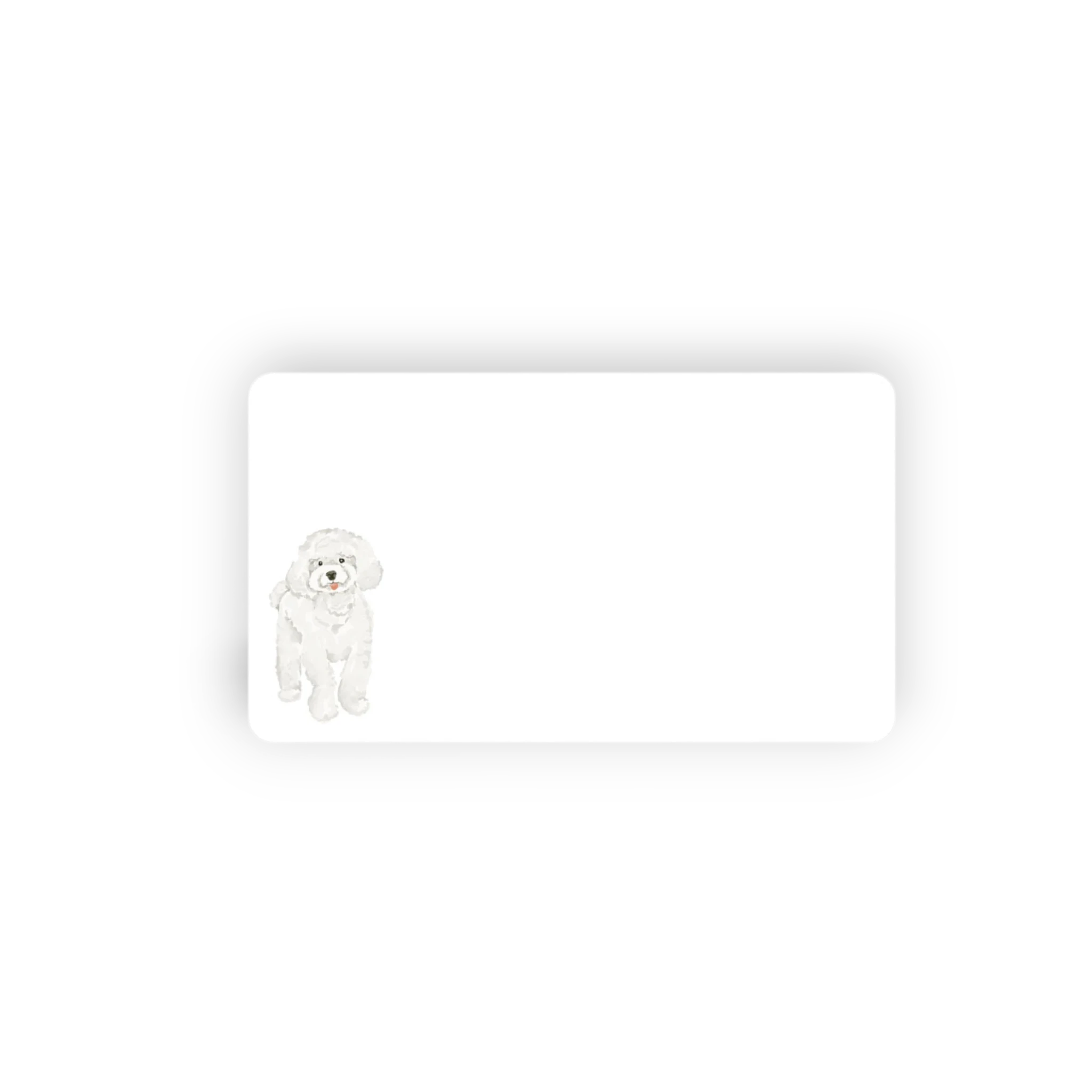White Doodle Little Jubilee Enclosure Card