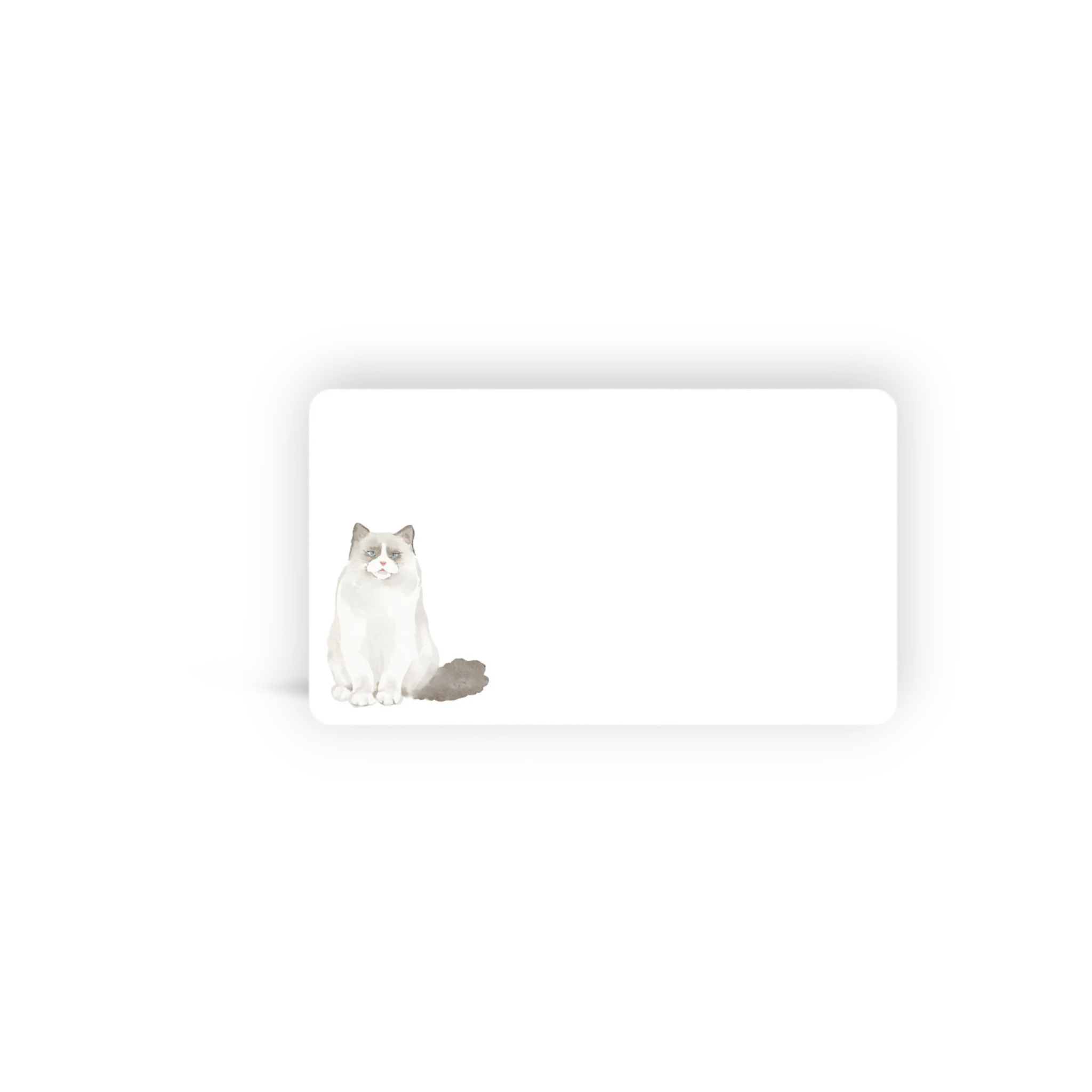 Ragdoll Cat Little Jubilee Enclosure Card