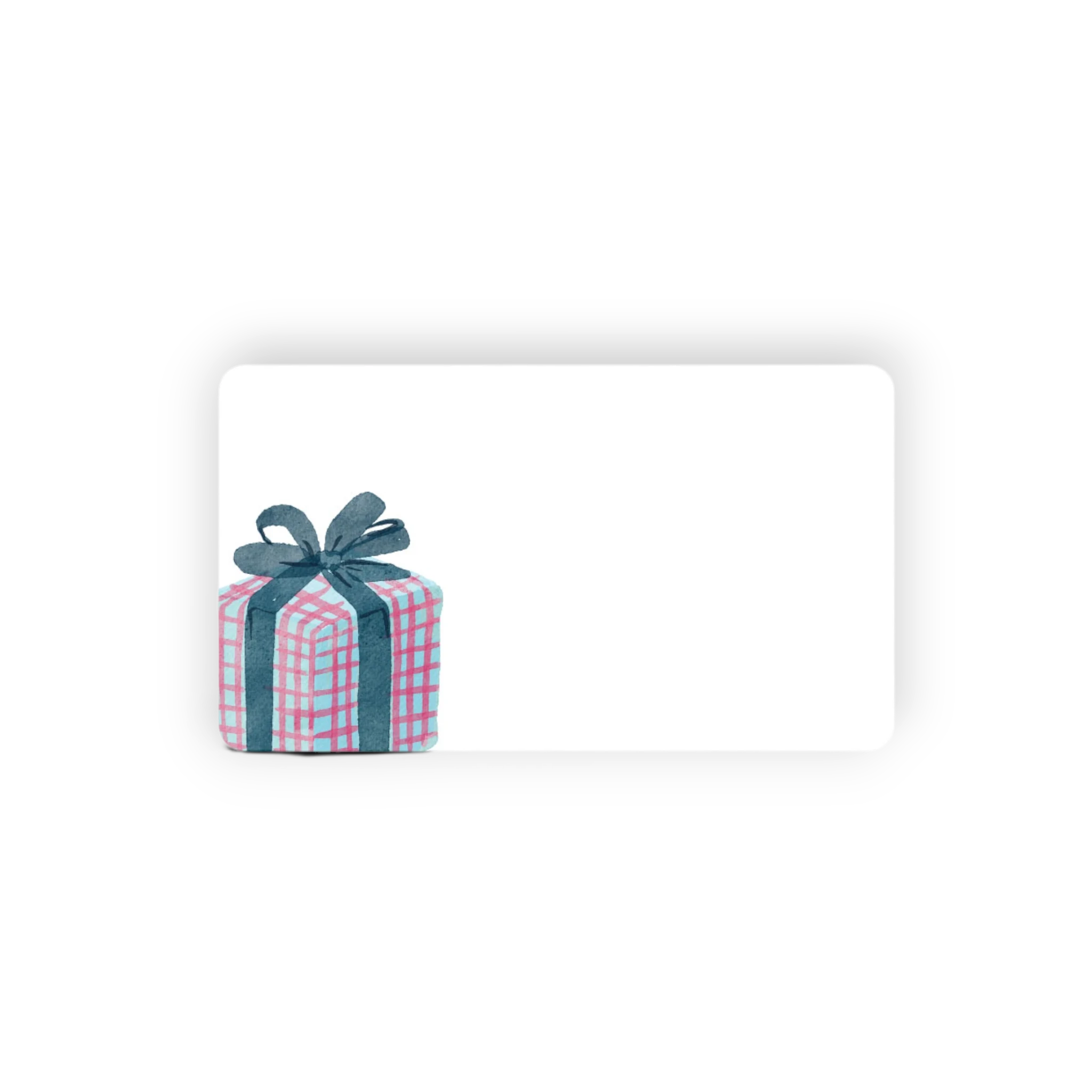 Plaid Gift Little Jubilee Enclosure Card