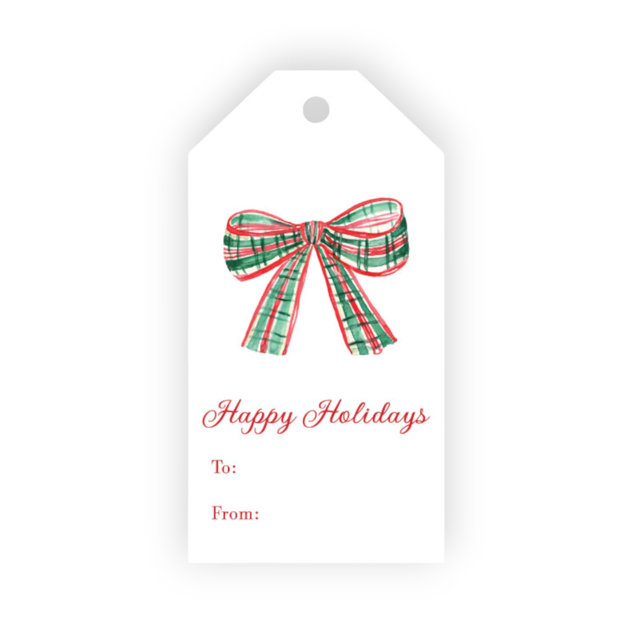 Christmas Plaid Bow