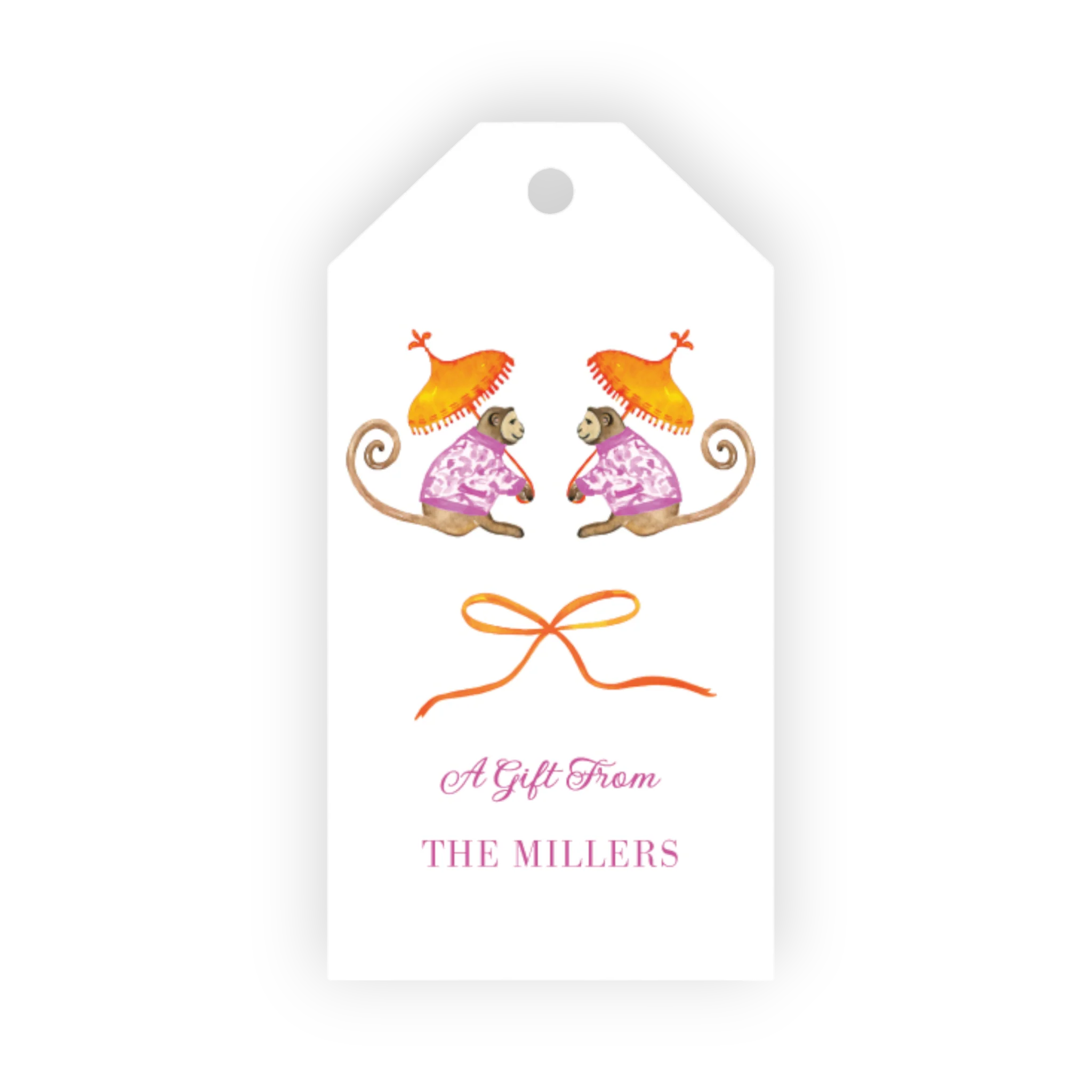 Pink & Orange Monkeys