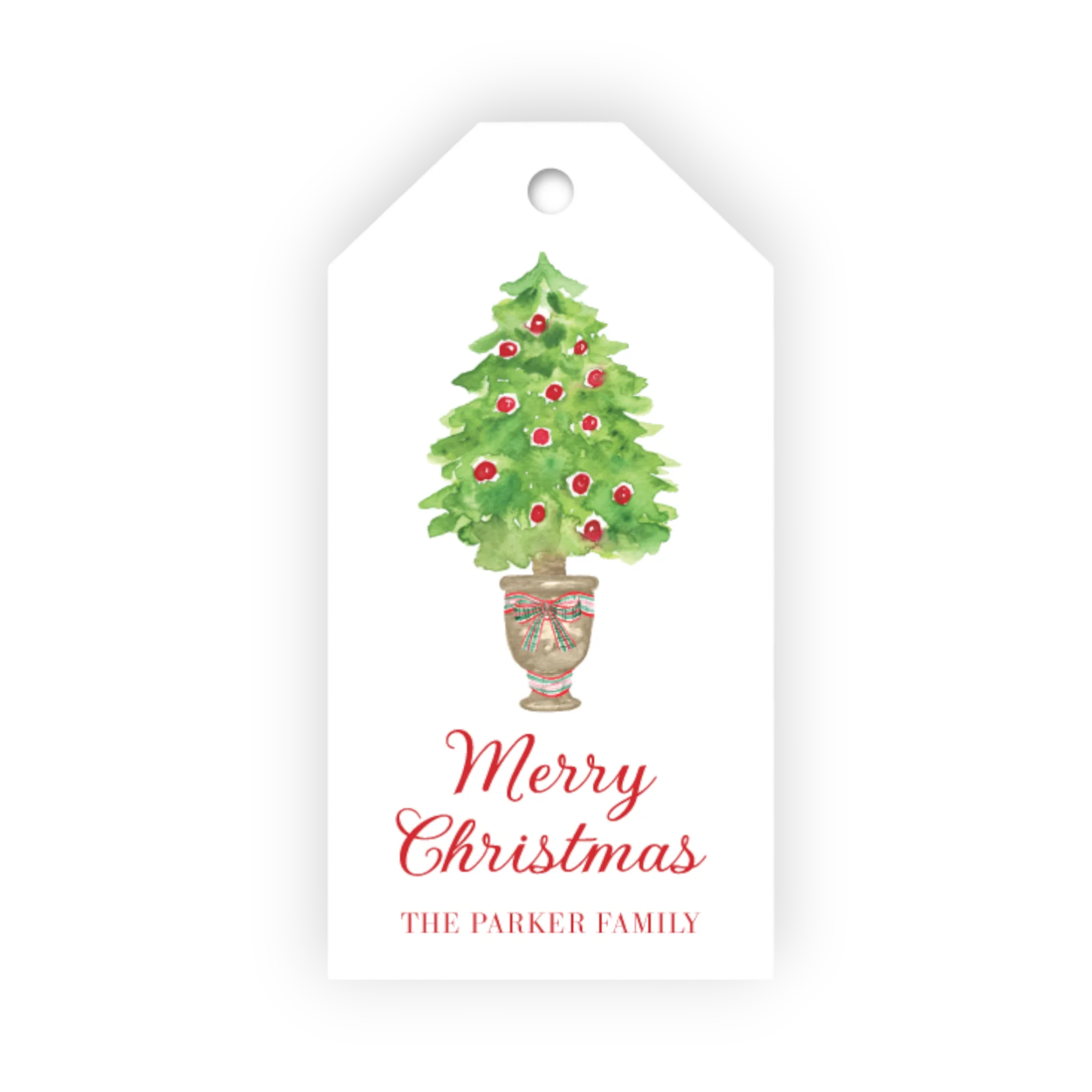 Red Christmas Tree