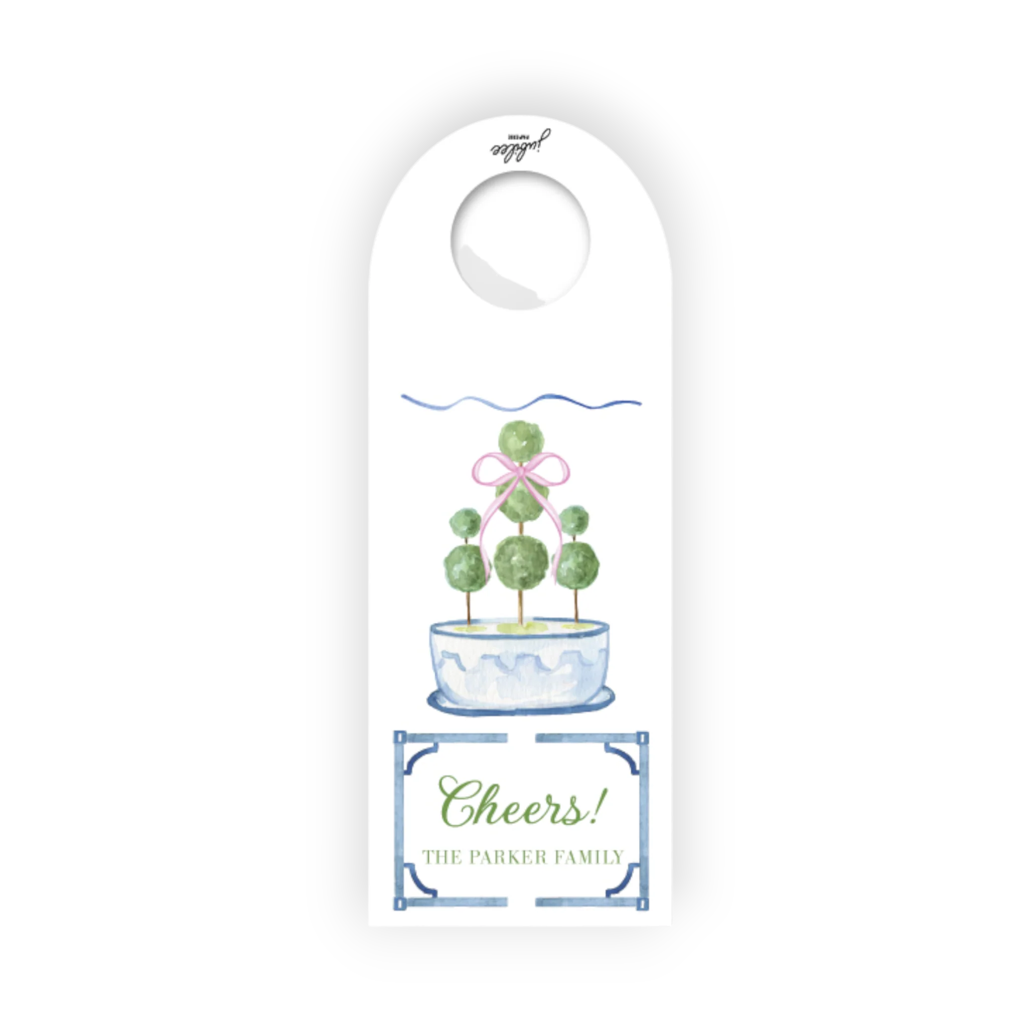 Topiary with Pink Bow